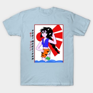 Yuri Marzipan the Oni - Traditional (blue-orange complementary) T-Shirt